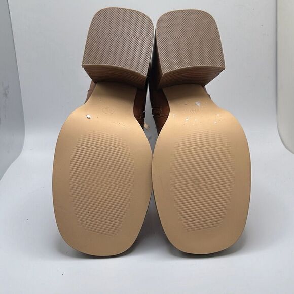 CUSHIONAIRE Women's block heel dress boot +Memory Foam 6 BROWN - Picture 5 of 7